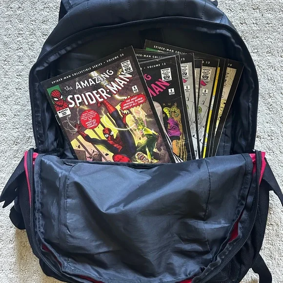 Marvel Red and Black Deadpool Backpack - Picture 5 of 5